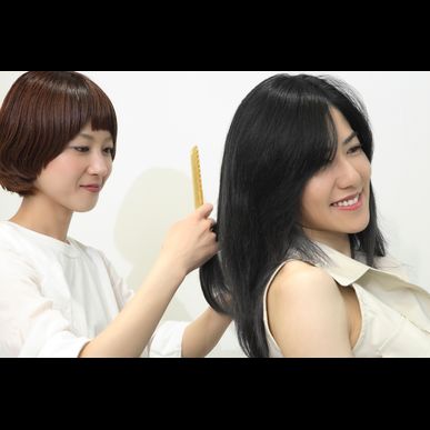 亀有の当美容室はファミリーでのご来店も歓迎しております