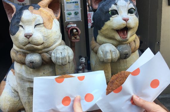 谷中銀座食べ歩き！